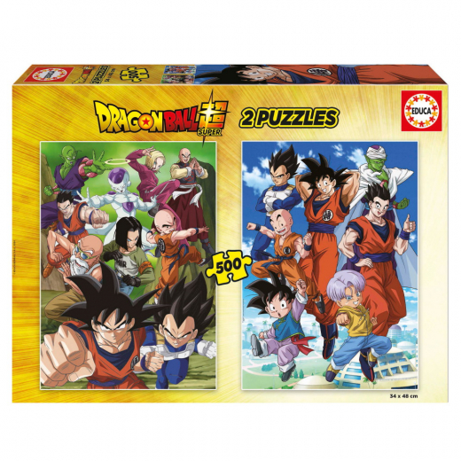 Educa Dragon Ball 2x500 Brikker  i gruppen PUSLESPIL / Educa hos Spelexperten (80-19915)