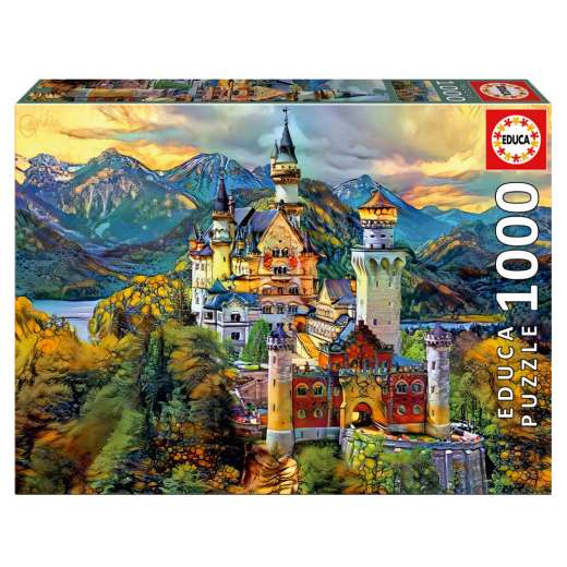 Educa Neuschwanstein Castle 1000 Brikker i gruppen PUSLESPIL / 1000 brikker hos Spelexperten (80-19933)