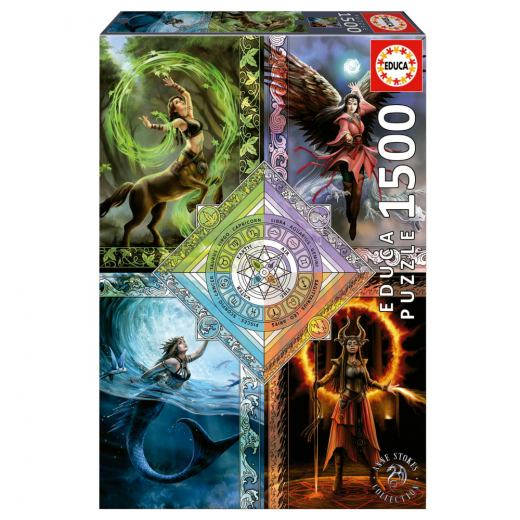 Educa: Stokes, Elemental Magic Star Chart 1500 Brikker i gruppen PUSLESPIL / 1500 brikker hos Spelexperten (80-19941)