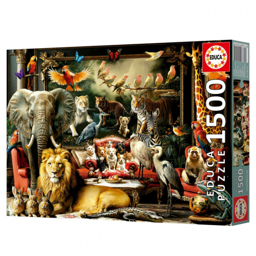 Educa: The Animal Mansion 1500 Brikker i gruppen PUSLESPIL / 1500 brikker hos Spelexperten (80-20245)