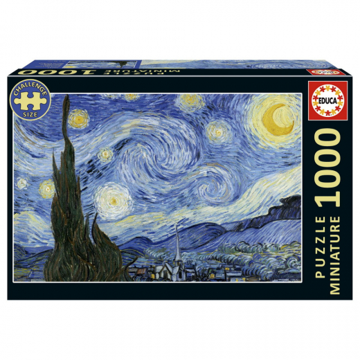 Educa: The Starry Night, Van Gogh 1000 Brikker i gruppen PUSLESPIL / 1000 brikker hos Spelexperten (80-20247)