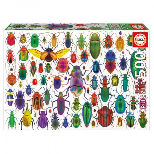 Educa Beetles 500 Brikker i gruppen PUSLESPIL / < 750 brikker hos Spelexperten (80-20252)