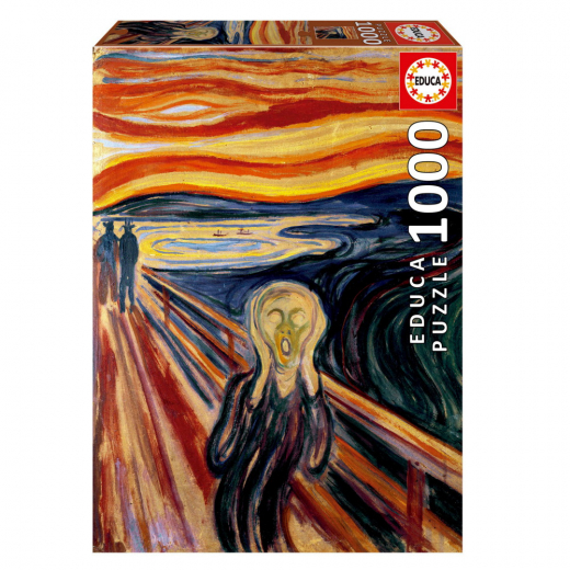 Educa Edvard Munch - The Scream 1000 Brikker i gruppen PUSLESPIL / 1000 brikker hos Spelexperten (80-20308)