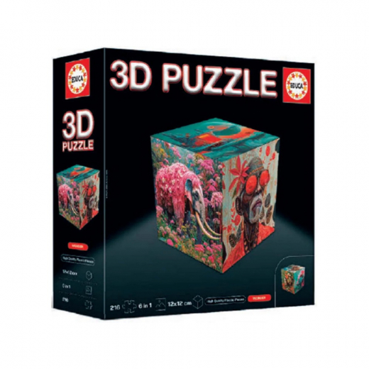 Educa 3D-kuutiopalapeli Ihme 216 palaa i gruppen PUSLESPIL / 3D puslespil hos Spelexperten (80-20334)