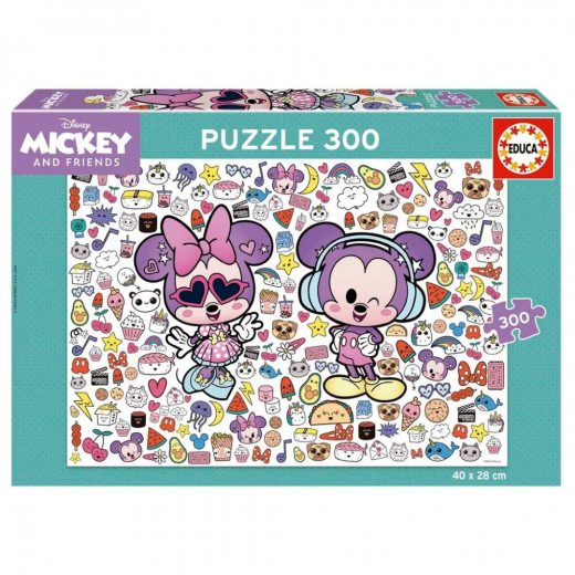 Educa: Mickey and friends 300 Brikker i gruppen PUSLESPIL / Educa hos Spelexperten (80-20465)