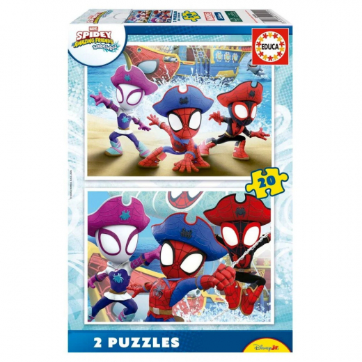 Educa Puzzle: Marvel Spidey - Waterwebs 2x20 i gruppen PUSLESPIL / < 750 brikker hos Spelexperten (80-20490)