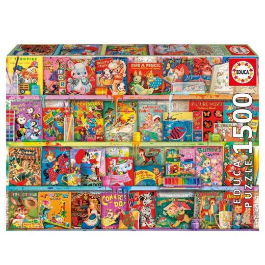 Educa Puslespil: The Kitchy Funbook Nook 1500 Brikker i gruppen PUSLESPIL / 1500 brikker hos Spelexperten (80-20568)