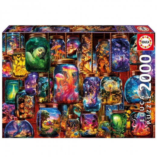 Educa Puzzle: Dreams in Jars 2000 i gruppen PUSLESPIL / Educa hos Spelexperten (80-20572)