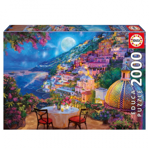 Educa Puslespil: Positano Date Night 2000 Brikker i gruppen PUSLESPIL / 2000 brikker > hos Spelexperten (80-20573)