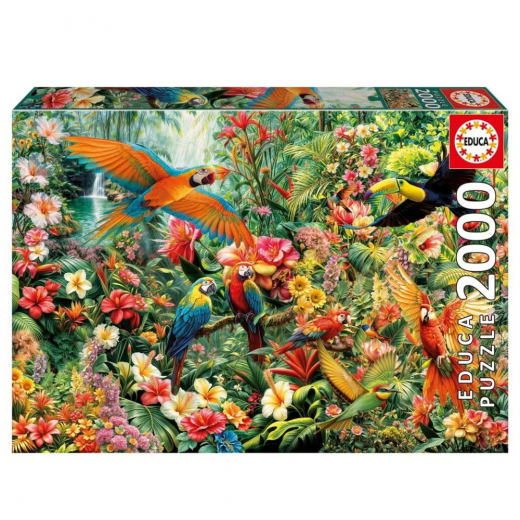Educa Puslespil: Amazon Birds 2000 Brikker i gruppen PUSLESPIL / 2000 brikker > hos Spelexperten (80-20574)