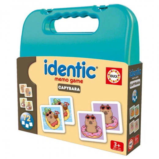 Capybara Identic Memo Game i gruppen SELSKABSSPIL / Børnespil hos Spelexperten (80-20608)