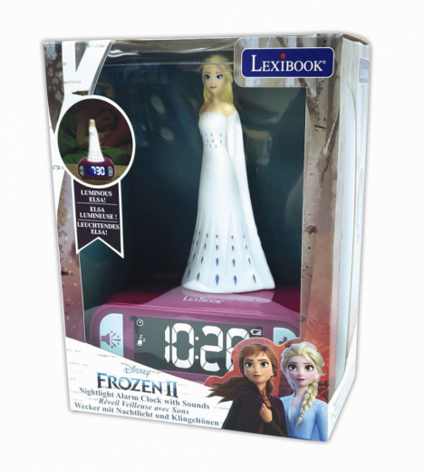 Vækkeur - Frozen Elsa i gruppen LEGETØJ / Sjove gadgets / Lyd & lys hos Spelexperten (80101)