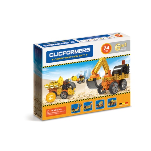 Clicformers - Construction Set - 74 dele i gruppen LEGETØJ / Byggeklodser / Clics hos Spelexperten (802001)