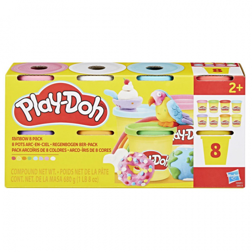 Play-Doh Regnbue 8-Pak i gruppen LEGETØJ / Play-Doh hos Spelexperten (802637)