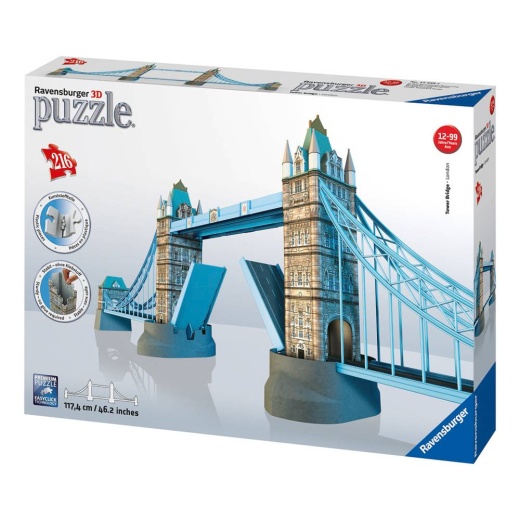 Tower Bridge 3D-puslespil - 216 brikker i gruppen PUSLESPIL / 3D puslespil hos Spelexperten (8125593)