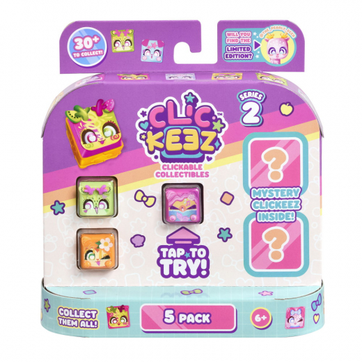 Clickeez Klikbare Samlerobjekter #2 5-pak i gruppen LEGETØJ / Fidgets hos Spelexperten (82026002)