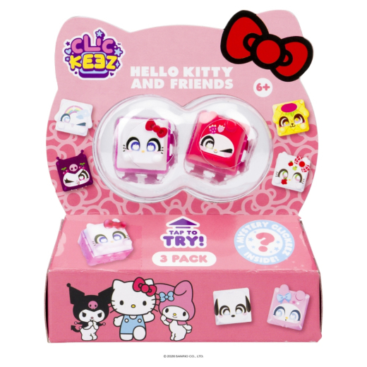Clickeez Hello Kitty & Friends 3-pack i gruppen LEGETØJ hos Spelexperten (82026011)