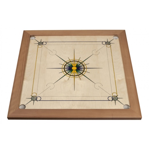 Carrom Superior Blue-Yellow-Green i gruppen SPILLEBORD / Carrom hos Spelexperten (8231)