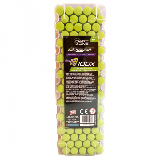 Dart Zone - Skumpile 100-pak i gruppen LEGETØJ / Blasters / Dart Zone hos Spelexperten (85025000)