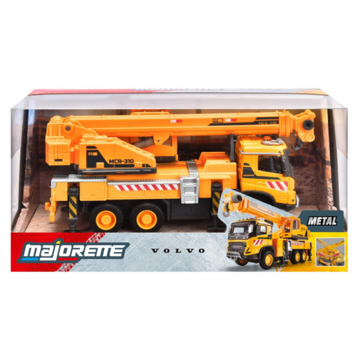 Majorette - Volvo Lastbilkran 1:45 i gruppen LEGETØJ / Legetøjskøretøjer hos Spelexperten (8503723006)