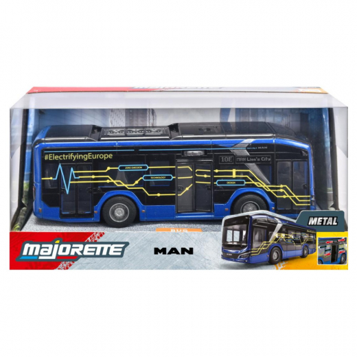 Majorette - MAN Lion's Bybus 10E 1:43 i gruppen LEGETØJ / Legetøjskøretøjer hos Spelexperten (8503743004)