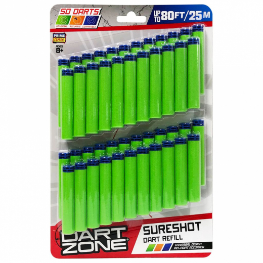 DART ZONE - Refill - 50 Pc i gruppen LEGETØJ / Blasters hos Spelexperten (85548011)