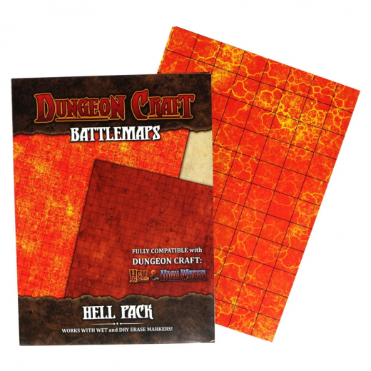 Dungeon Craft: BattleMap - Hell i gruppen SELSKABSSPIL / Tilbehør hos Spelexperten (85G009)