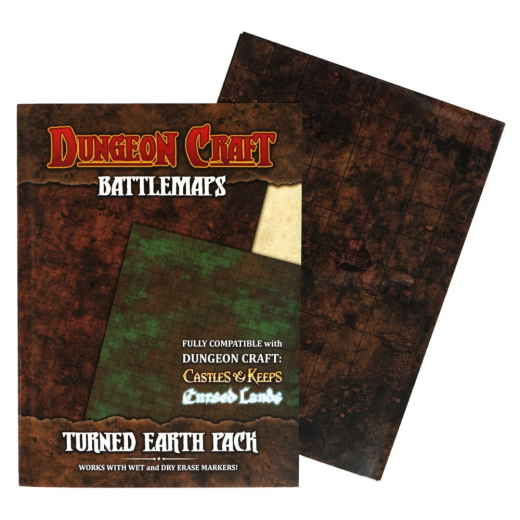 Dungeon Craft: BattleMap - Turned Earth i gruppen SELSKABSSPIL / Tilbehør hos Spelexperten (85G010)