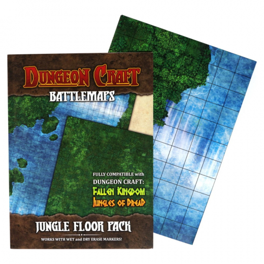 Dungeon Craft: BattleMap - Jungle Floor i gruppen SELSKABSSPIL / Tilbehør hos Spelexperten (85G013)
