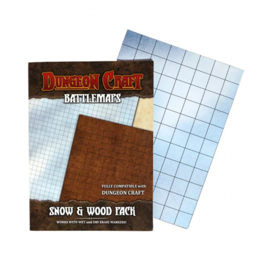 Dungeon Craft: BattleMap - Snow & Wood i gruppen SELSKABSSPIL / Tilbehør hos Spelexperten (85G016)