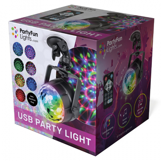 PFL Party Projector Disco Light i gruppen LEGETØJ / Sjove gadgets / Lyd & lys hos Spelexperten (86163)