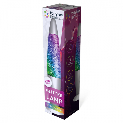 PFL Glitter Lamp with USB i gruppen LEGETØJ / Sjove gadgets / Lyd & lys hos Spelexperten (86391)