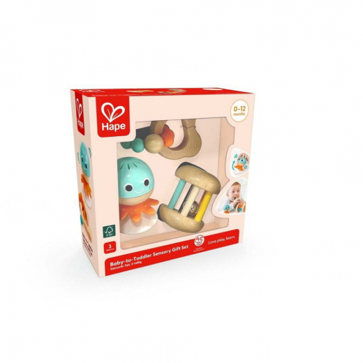 Hape Baby-to-Toddler Sensorisk Gavesæt i gruppen  hos Spelexperten (87-0106)