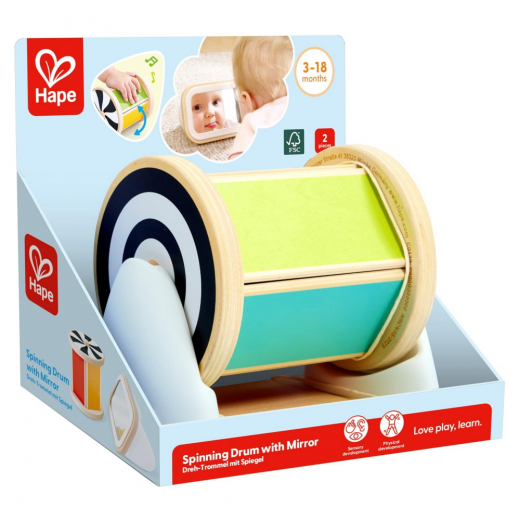 Hape Snurretromle med spejl i gruppen LEGETØJ / Børne- & baby / Børne- og babylegetøj hos Spelexperten (87-0139)