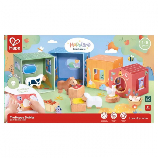 Hape Glade stalde i gruppen LEGETØJ / Børne- & baby / Børne- og babylegetøj hos Spelexperten (87-3437)