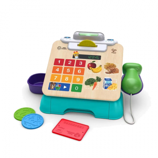Hape Magic Touch Falsk Kasseapparat i gruppen LEGETØJ / Børne- & baby / Børne- og babylegetøj hos Spelexperten (87-80091445)