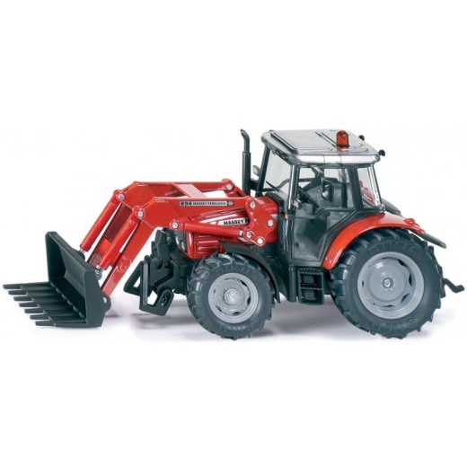 Siku 1:32 Massey Ferguson with Front Loader Fork 3653 i gruppen  hos Spelexperten (88365300)