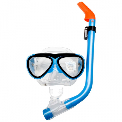 Junior Snorkelsæt, Blå i gruppen LEGETØJ / Vand legetøj / Svømmetilbehør hos Spelexperten (88DHK)