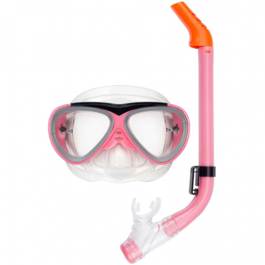 Junior Snorkelsæt, Pink i gruppen LEGETØJ / Vand legetøj / Svømmetilbehør hos Spelexperten (88DHR)