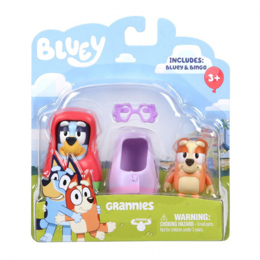 Bluey 2 pack figurer, Granny i gruppen LEGETØJ / Figurer og legesæt / Bluey hos Spelexperten (90076-1)