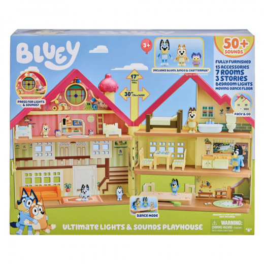 BLUEY Deluxe hus med lys og lyd i gruppen LEGETØJ / Figurer og legesæt / Bluey hos Spelexperten (90186)