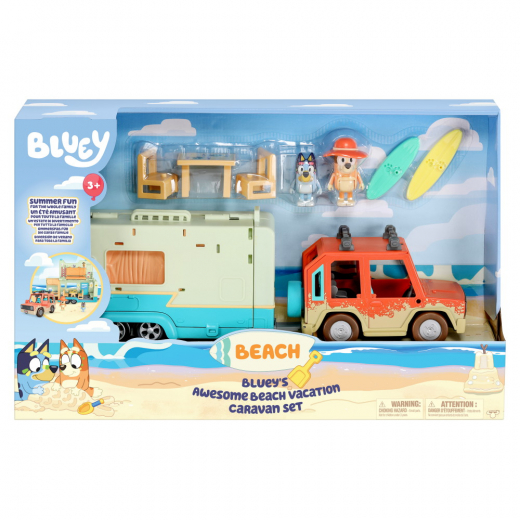 Bluey - Beach Vacation Set i gruppen LEGETØJ / Figurer og legesæt / Bluey hos Spelexperten (90201)