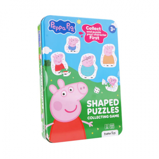 Peppa Pig - Puzzle Game In Tin Box i gruppen SELSKABSSPIL / Børnespil hos Spelexperten (9043)