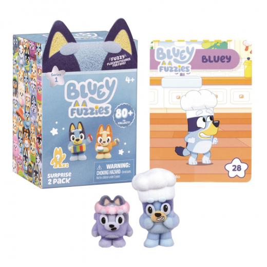 Bluey Fuzzies Suprise 2-pack i gruppen LEGETØJ / Figurer og legesæt / Bluey hos Spelexperten (90452)
