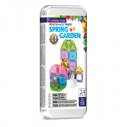 Magna-Tiles, Spring garden - travel 24pcs i gruppen LEGETØJ / Byggeklodser / Magna-Tiles hos Spelexperten (90467)