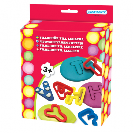 Modellervoks-tilbehør: Bogstaver i gruppen LEGETØJ / Skab & mal hos Spelexperten (915126)