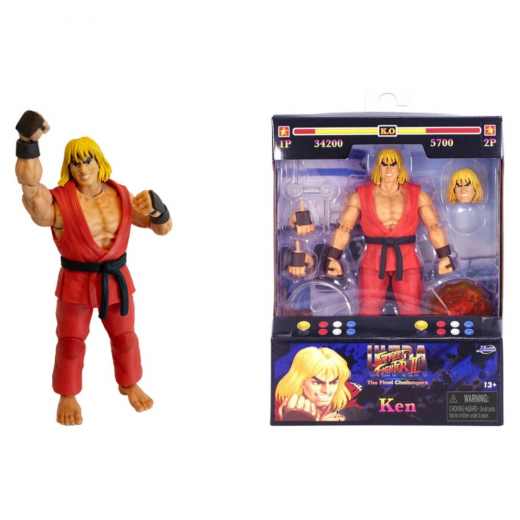 Street Fighter II Figur Ken 15 cm i gruppen LEGETØJ / Figurer og legesæt hos Spelexperten (9334218314R00)