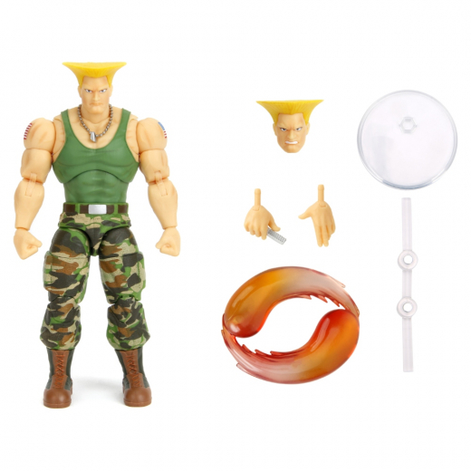 Street Fighter II Actionfigur Guile 15 cm i gruppen LEGETØJ / Figurer og legesæt hos Spelexperten (9334689314R00)