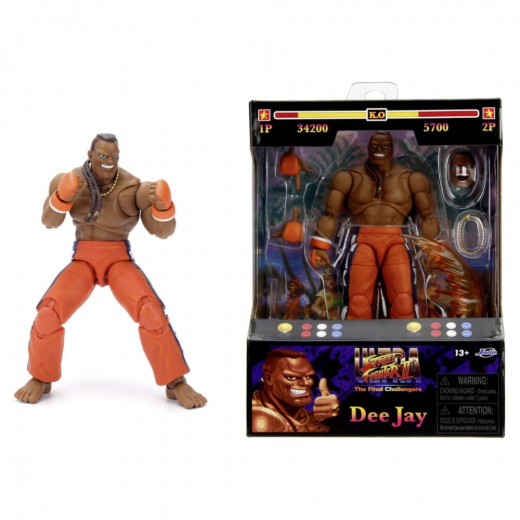 Street Fighter II Dee Jay Actionfigur i gruppen LEGETØJ / Figurer og legesæt hos Spelexperten (9334691314R00)