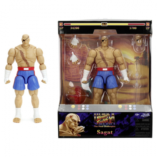 Street Fighter II Sagat Figur i gruppen LEGETØJ / Figurer og legesæt hos Spelexperten (9335171314R00)